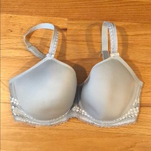 Light blue bra